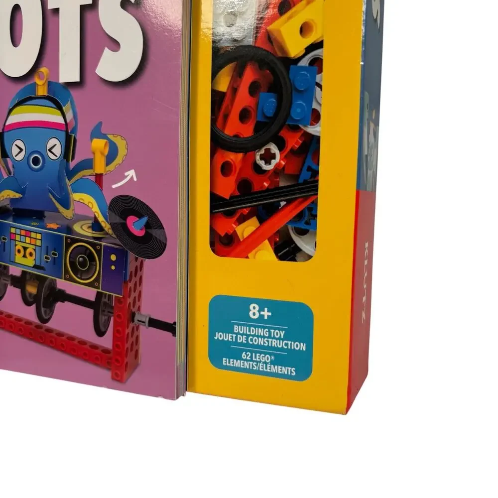 LEGO Gear Bots by Klutz Create 8 Moveable Machines 62 Lego Elements NEW IN BOX